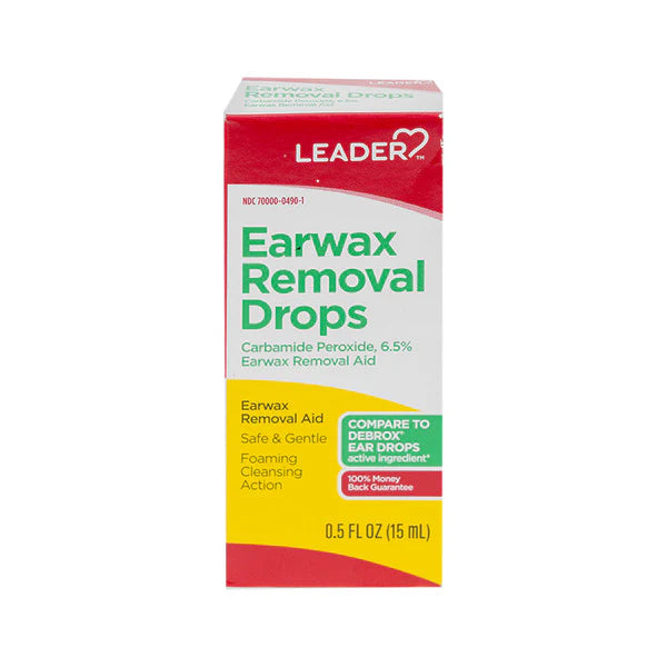 Leader Leader Ear Drops Wax  Removal Drops 0.5 Oz Ear Drops