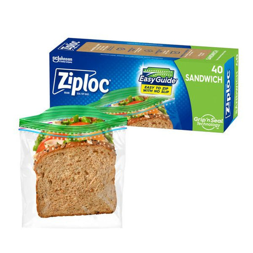 Ziploc DOL BAG SANDWICH ZIP BG 24X40 Food Storage