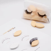 Mega Lash Academy Lash Practice Sponges - 25 pcs Lash Extensions Practice Sponge