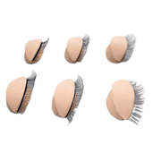 VIP Extensions Lashes Training Head Eyes replacement Set of 3 pairs Eyelash Extensions