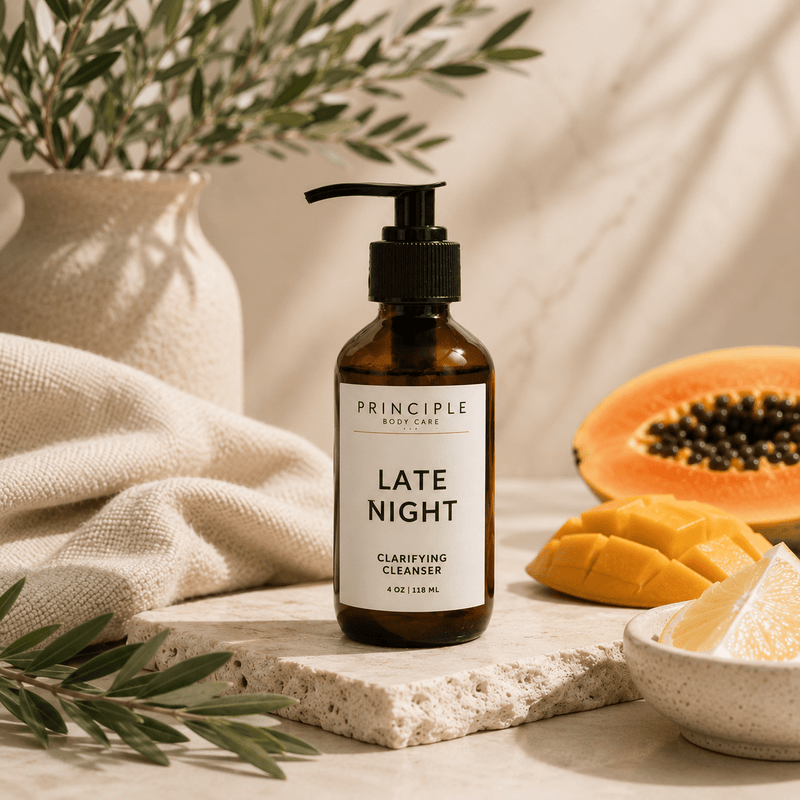 P R I N C I P L E Late Night Clarifying Cleanser Face Light Gray