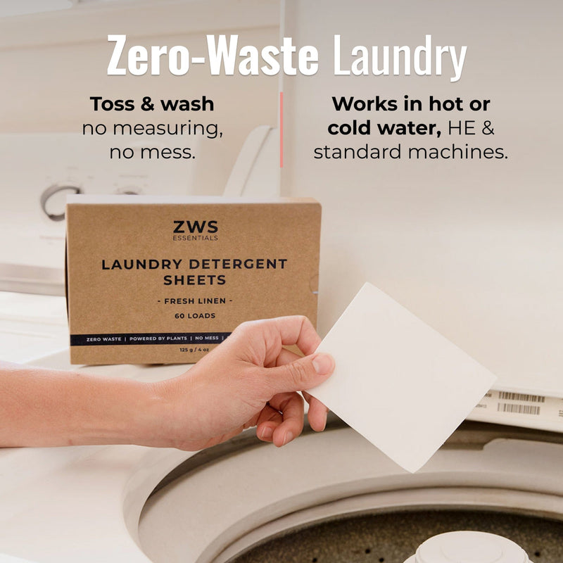 ZeroWasteStore.com Laundry Detergent Sheets Laundry Detergent