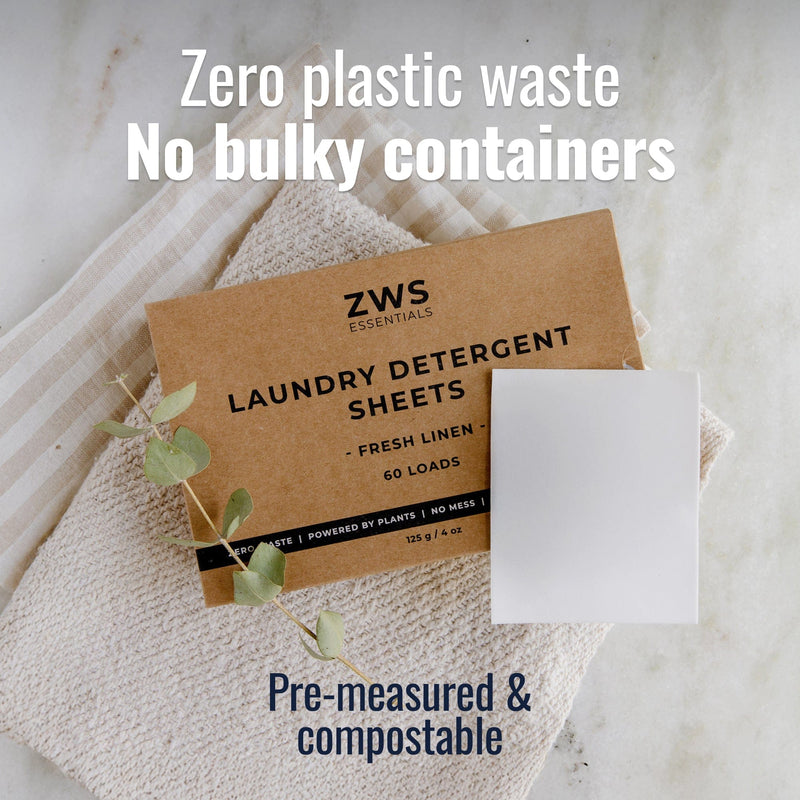 ZeroWasteStore.com Laundry Detergent Sheets Laundry Detergent