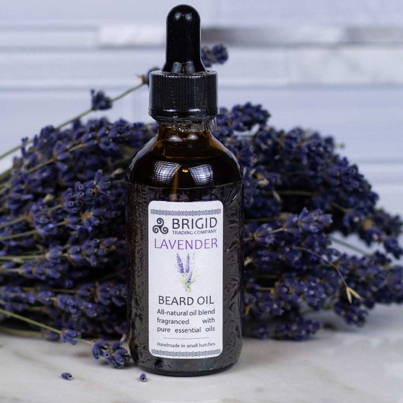 Brigid Trading Company Lavender Natural Beard Oil - The Herb of Royalty Beard Oil