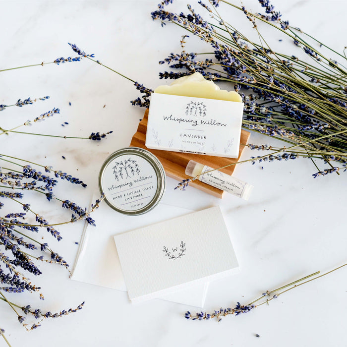 Whispering Willow - Lavender Self-Care Gift Box 4.5oz.