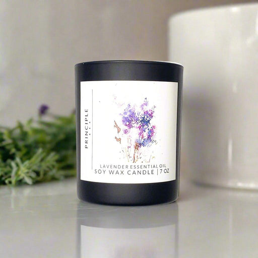 P R I N C I P L E Lavender Soy Wax Candle Candles