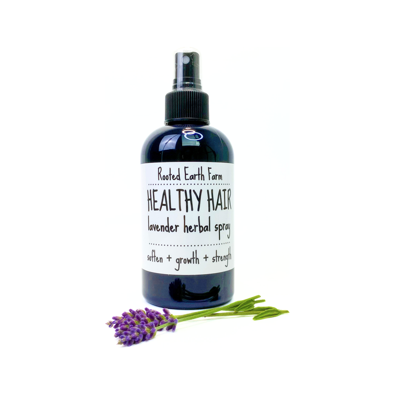 Rooted Earth Farm + Apothecary Healthy Hair Spray Hair + Nail Care