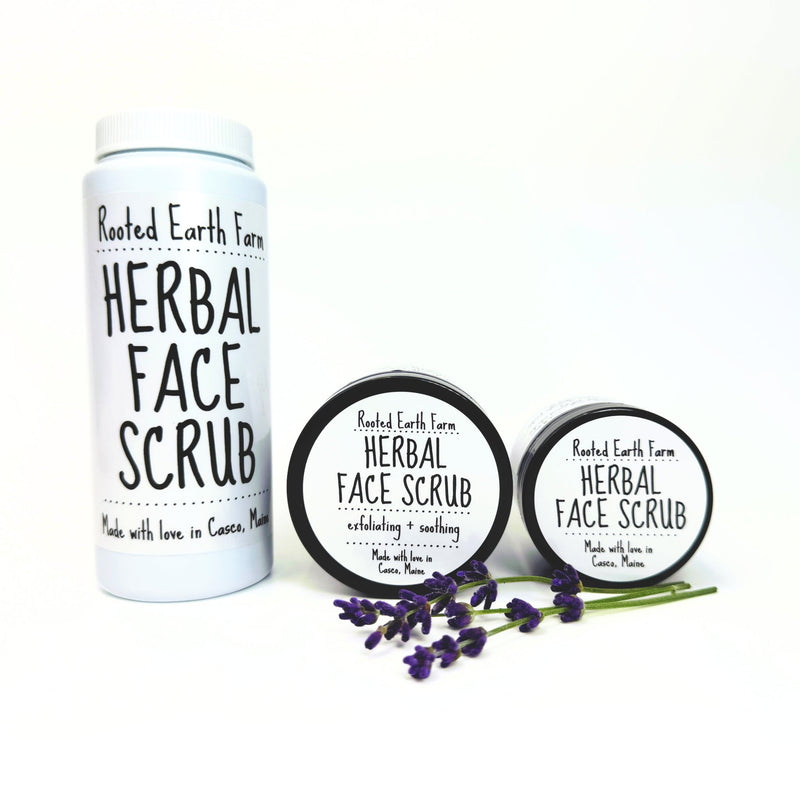 Rooted Earth Farm + Apothecary Herbal Face Scrub Face Masks + Scrubs
