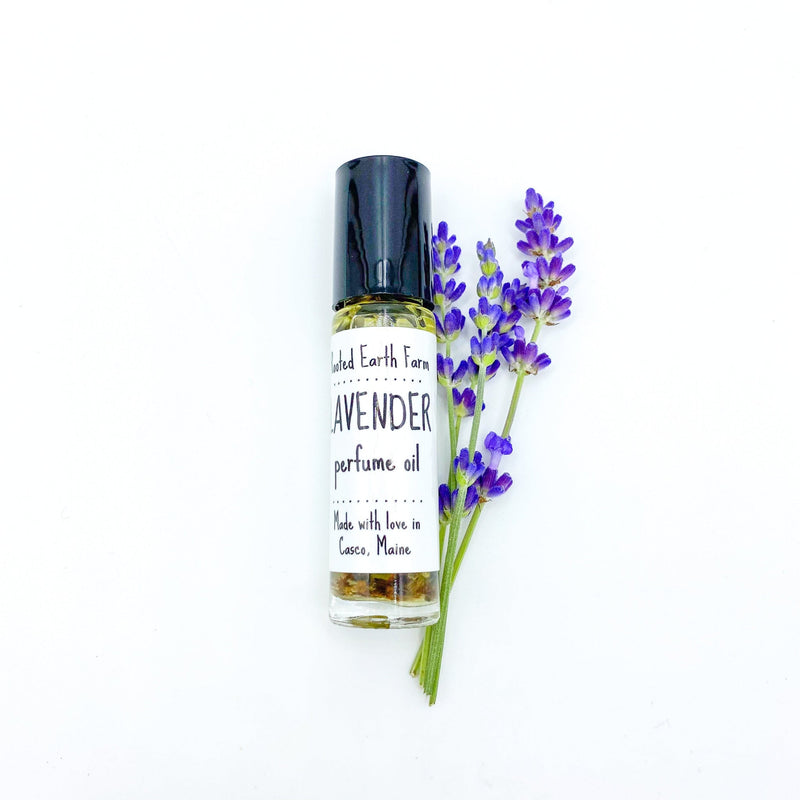 Rooted Earth Farm + Apothecary Lavender Perfume Oil Organic Perfumes