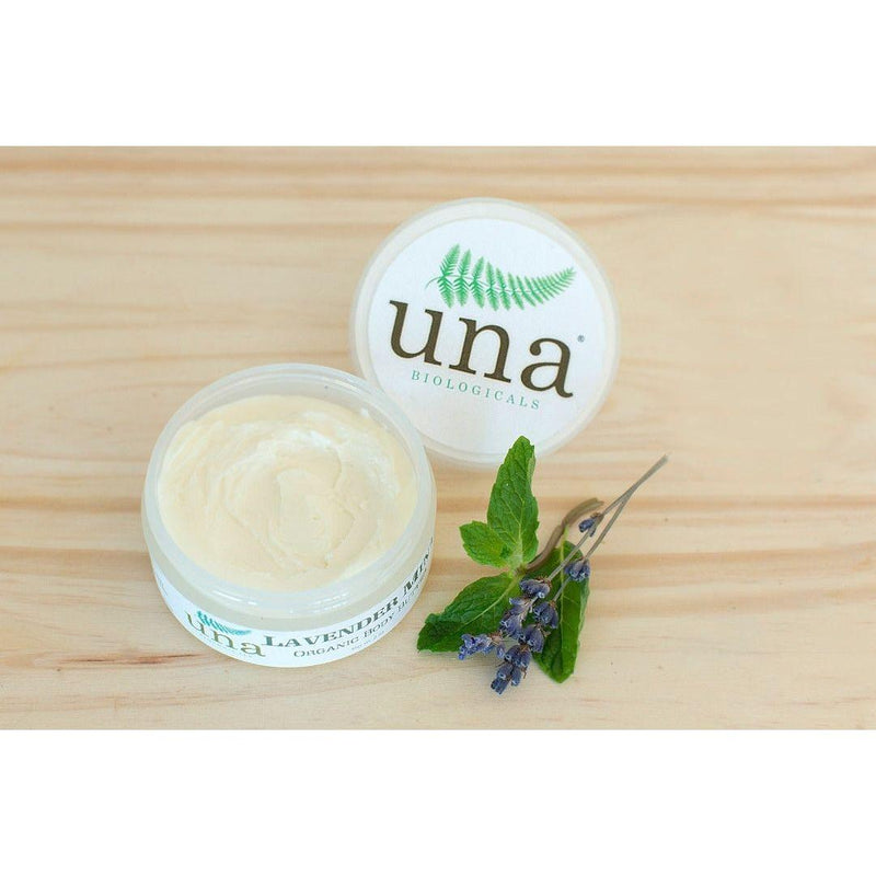 Una Biologicals® Lavender Mint Body Butter | Natural Body Lotion | Una Biologicals Body Butter