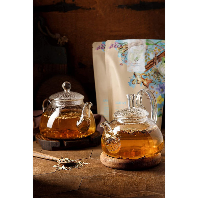 Gardenika Shop Laxative Move Loose Tea, Gentle Constipation Relief - Ayurvedic Blend with Senna & Fennel - Digestive Health Support - Herbal & Caffeine Free - Organic & Kosher Loose Leaf Tea