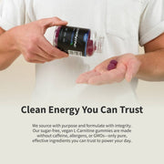 Snap Supplements L-Carnitine Sugar-Free Blueberry Gummies