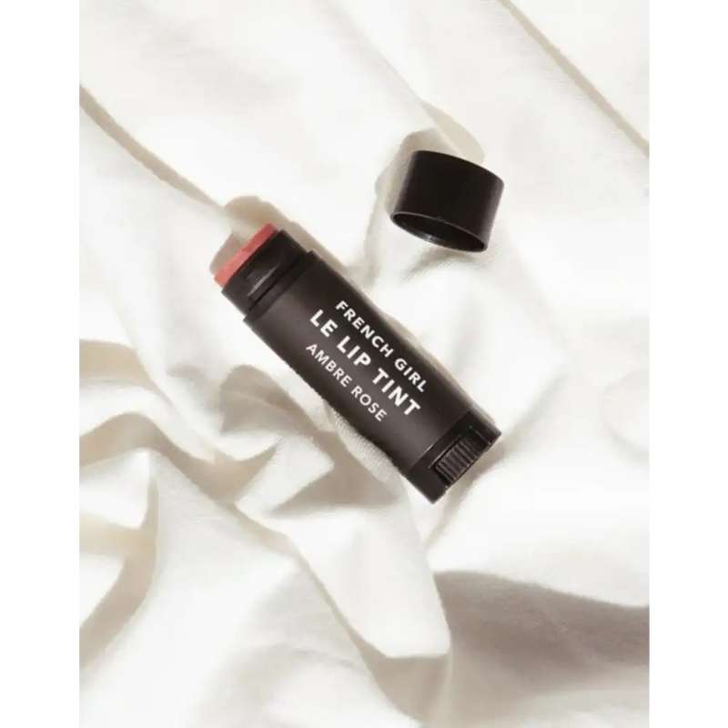 FRENCH GIRL Le Lip Tint  Ambre Rose Lipstick White Smoke