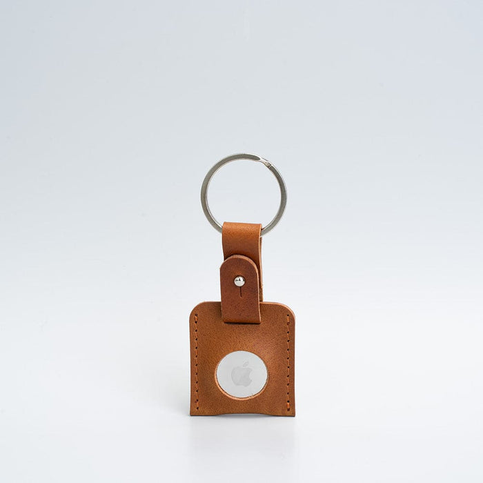 Leather AirTag Keyring by Geometric Goods