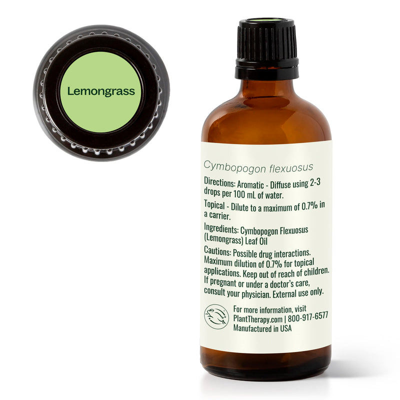 Plant Therapy Lemongrass Essential Oil Essential Oil