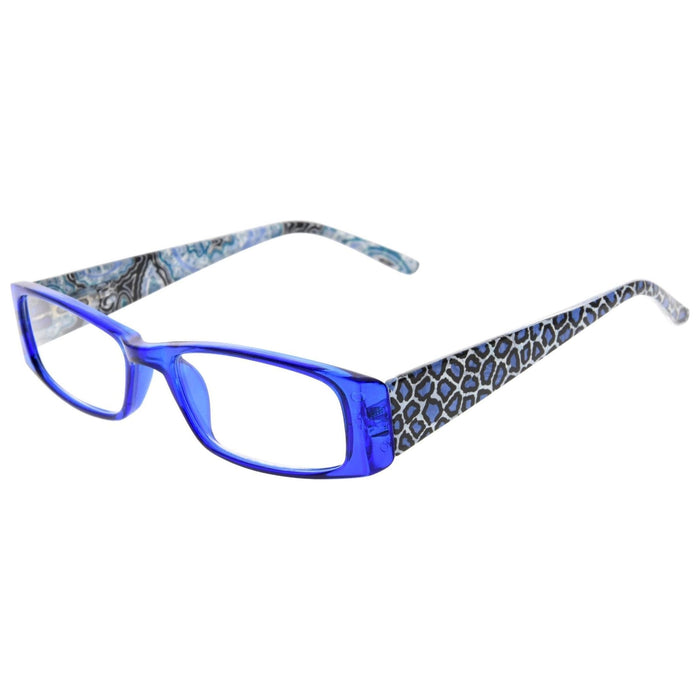 Eyekeeper.Com - Leopard Rectangle Reading Glasses Chic Readers R006A