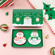 Spongellé Let It Snow | Holiday Snowman Gift Set Body Wash Infused Buffer