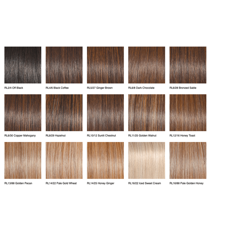 VIP Extensions Raquel Welch Let's Rendezvous Wig Synthetic Wig White Smoke RL12/22SS Shaded Cappuccino,RL14/22SS Shaded Wheat,RL16/21SS Shaded Sand,RL17/23SS Shaded Iced Latte Macchiato,RL19/23SS Shaded Biscuit,RL29/33SS Shaded Iced Pumpkin Spice,RL4/10SS Shaded Iced Java,RL613SS Shaded Platinum,RL8/12SS Shaded Iced Mocha,RL8/29