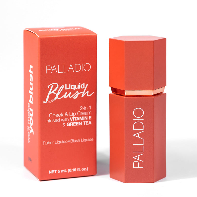 Palladio LIQUID BLUSH Blush & Lip Makeup White Smoke Deep Fuchsia - LIB06,Cool Pink - LIB05,Dusty Rose - LIB04,Dainty - LIB03,Rose Cloud - LIB02,Sunny Coral - LIB01