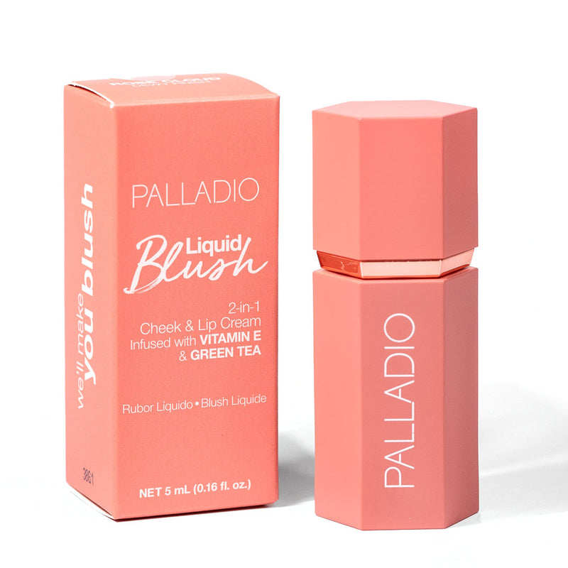 Palladio LIQUID BLUSH Blush & Lip Makeup Salmon Deep Fuchsia - LIB06,Cool Pink - LIB05,Dusty Rose - LIB04,Dainty - LIB03,Rose Cloud - LIB02,Sunny Coral - LIB01