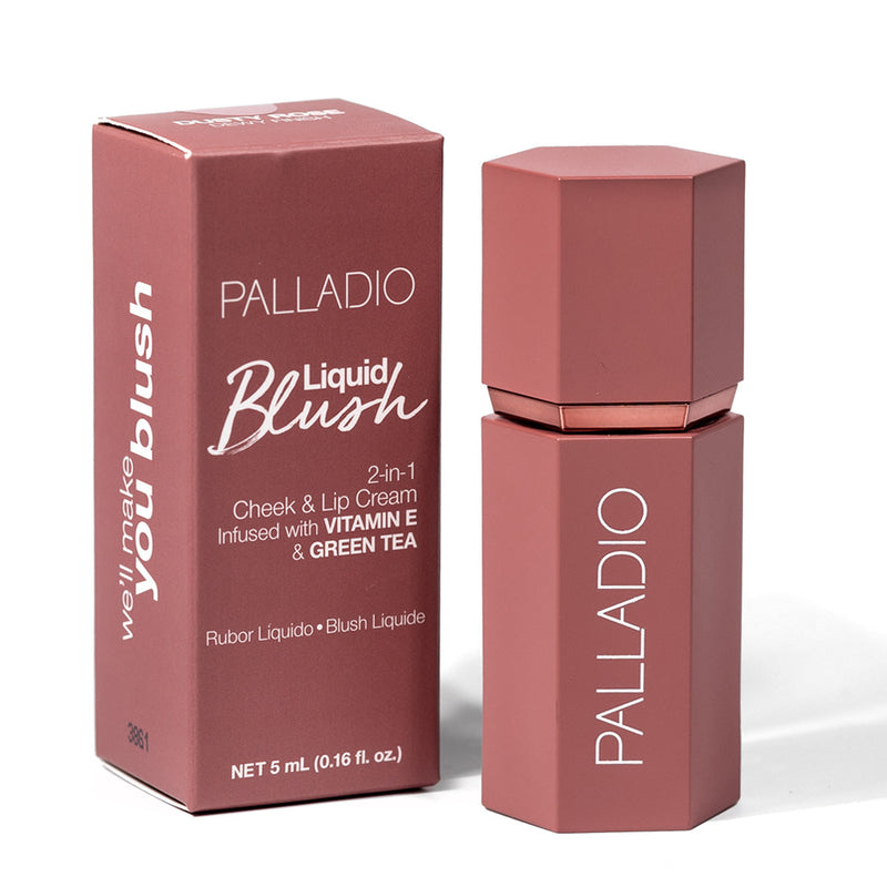 Palladio LIQUID BLUSH Blush & Lip Makeup White Smoke Deep Fuchsia - LIB06,Cool Pink - LIB05,Dusty Rose - LIB04,Dainty - LIB03,Rose Cloud - LIB02,Sunny Coral - LIB01