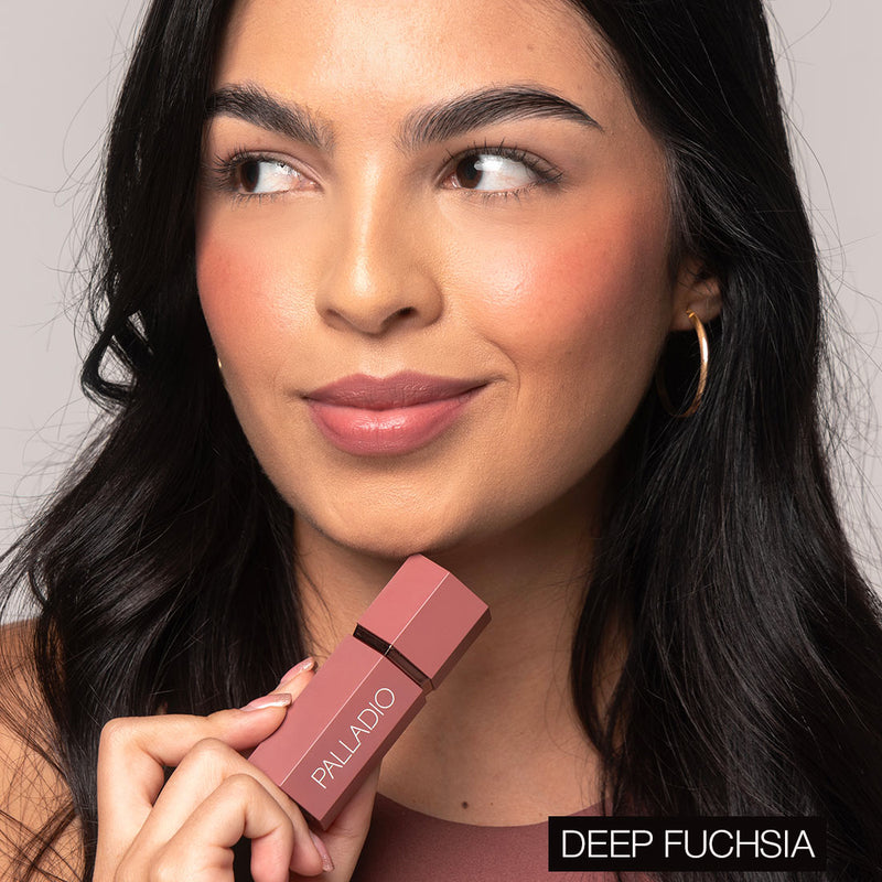 Palladio LIQUID BLUSH Blush & Lip Makeup Black Deep Fuchsia - LIB06,Cool Pink - LIB05,Dusty Rose - LIB04,Dainty - LIB03,Rose Cloud - LIB02,Sunny Coral - LIB01