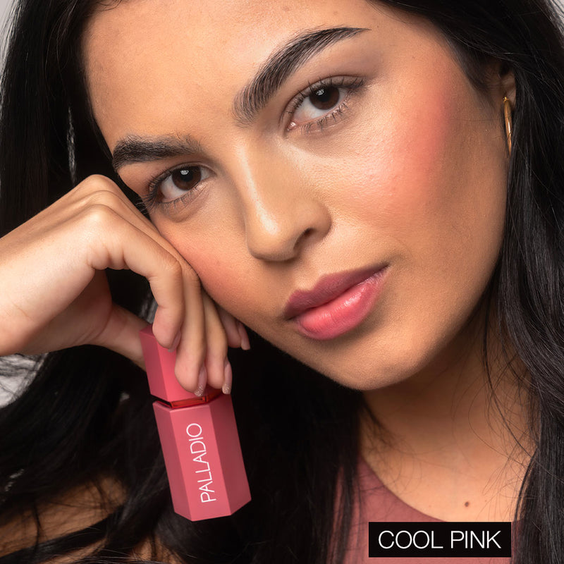 Palladio LIQUID BLUSH Blush & Lip Makeup Black Deep Fuchsia - LIB06,Cool Pink - LIB05,Dusty Rose - LIB04,Dainty - LIB03,Rose Cloud - LIB02,Sunny Coral - LIB01