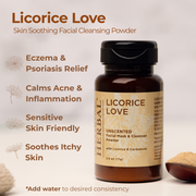 Ora's Amazing Herbal Licorice Love, Skin Soothing Facial Cleansing Powder Face Care