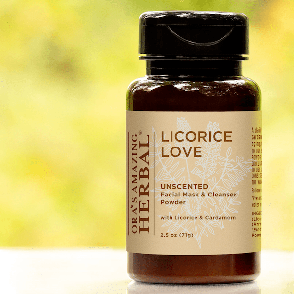 Ora's Amazing Herbal Licorice Love, Skin Soothing Facial Cleansing Powder 2.5oz