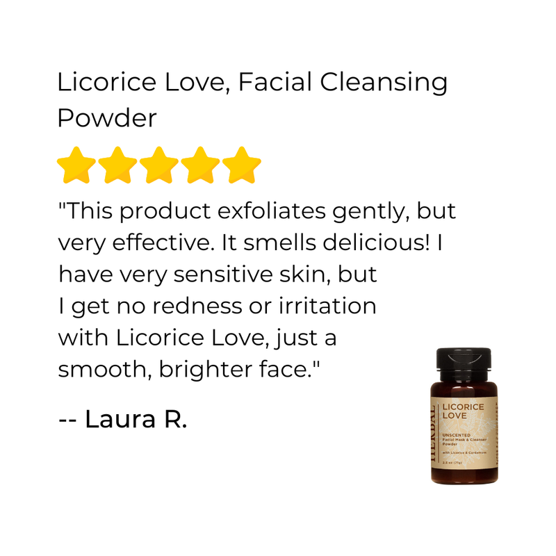 Ora's Amazing Herbal Licorice Love, Skin Soothing Facial Cleansing Powder Face Care