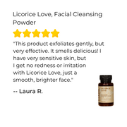 Ora's Amazing Herbal Licorice Love, Skin Soothing Facial Cleansing Powder Face Care
