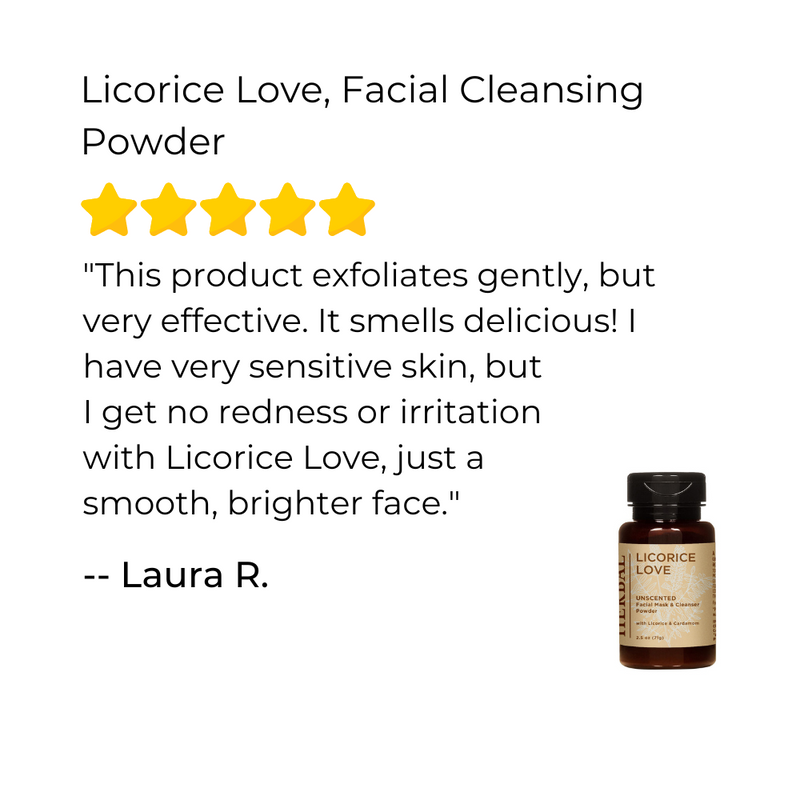 Ora's Amazing Herbal Licorice Love, Skin Soothing Facial Cleansing Powder Face Care