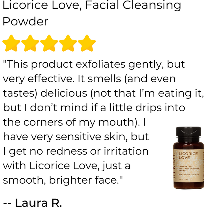  Ora's Amazing Herbal Licorice Love, Skin Soothing Facial Cleansing Powder 2.5oz