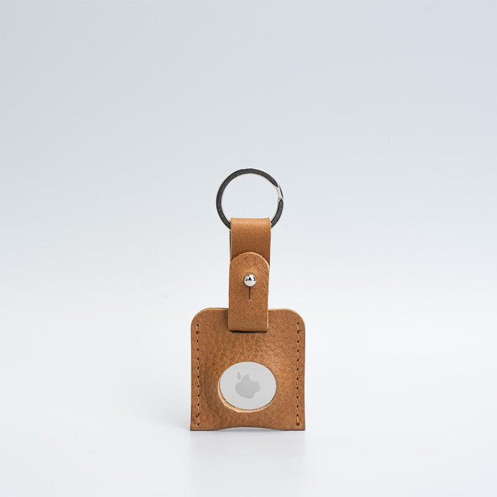 Leather AirTag Keyring by Geometric Goods