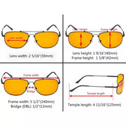 eyekeeper.com Lightweight Bifocal Blue Light Blocking Readers DSSG1803 Eyeglasses