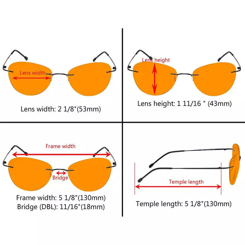 eyekeeper.com Lightweight Blue Light Blocking Reading Glasses DSWK9901B Eyeglasses