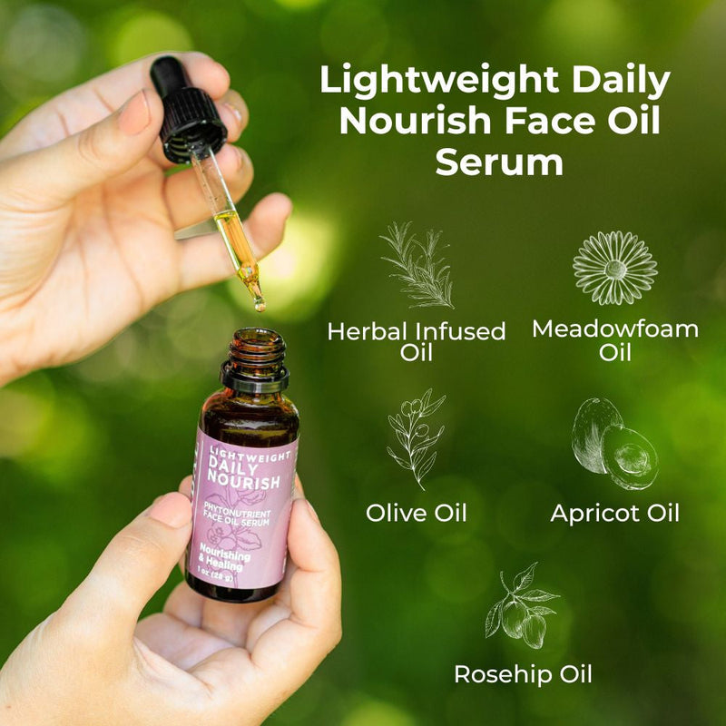 Ora's Amazing Herbal Lightweight Daily Nourish Face Oil Serum Skin Care