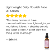 Ora's Amazing Herbal Lightweight Daily Nourish Face Oil Serum Skin Care