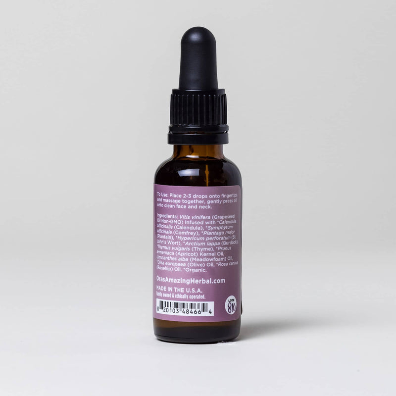 Ora's Amazing Herbal Lightweight Daily Nourish Face Oil Serum Skin Care
