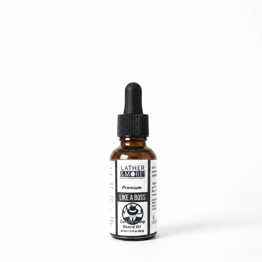 Lather and More! Like A Boss Premium Beard Oil beard oil White Smoke