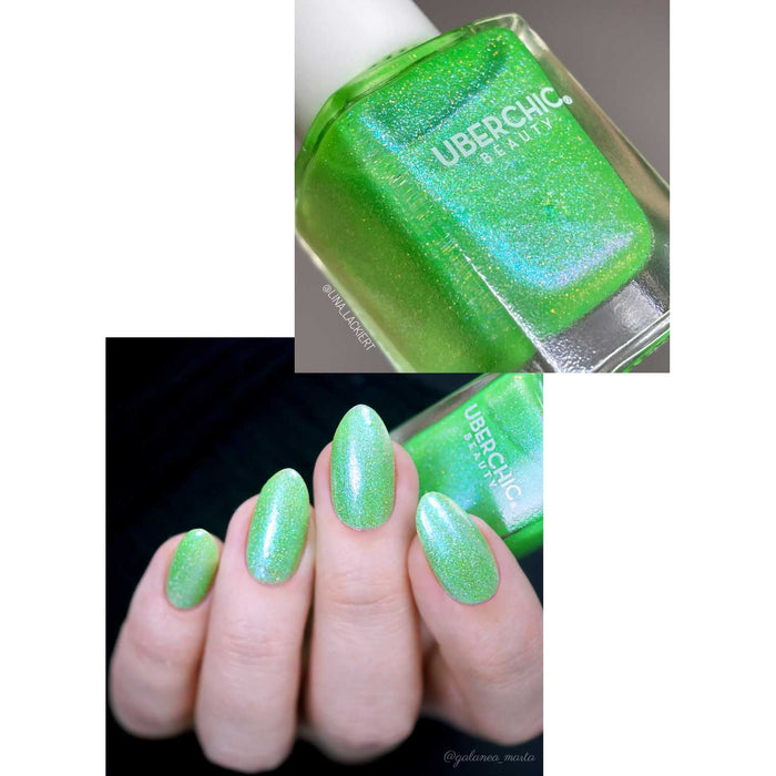 Uberchic Beauty Lime In The Coconut   Holographic Polish