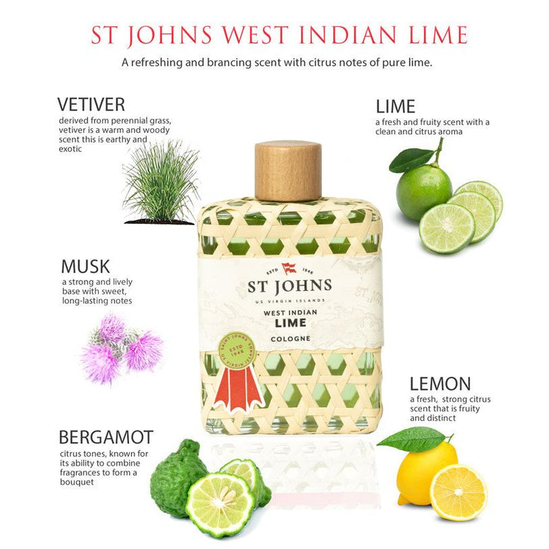 St Johns Fragrance Co LLC™ West Indian Lime Travel Size Cologne Mini Spray