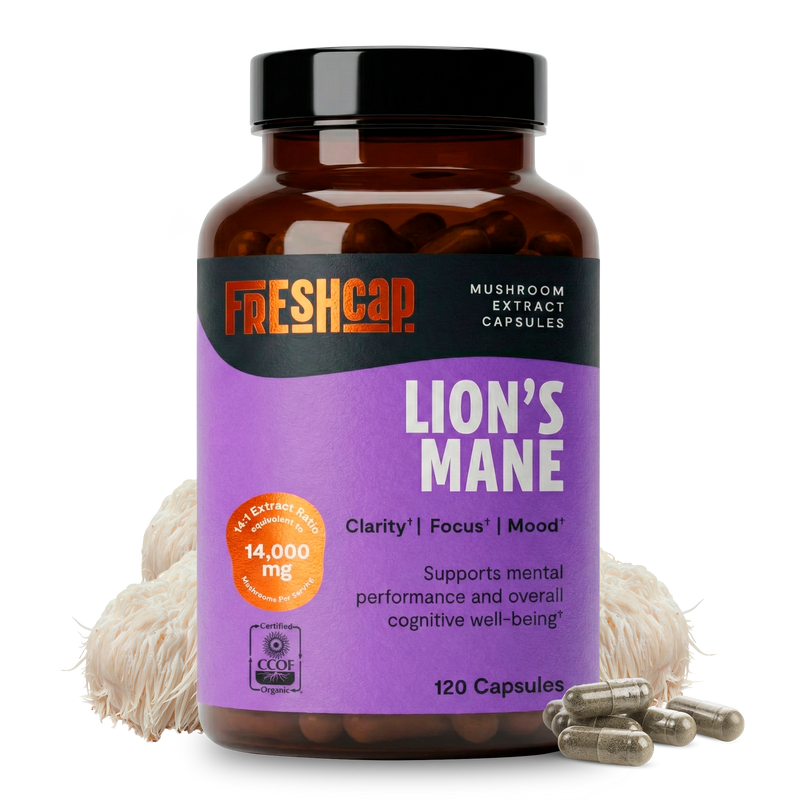 FreshCap Mushrooms Organic Lion’s Mane Capsules Capsules