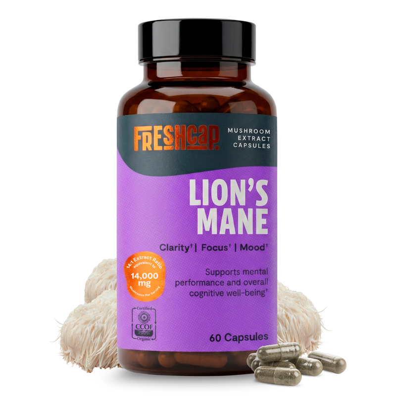 FreshCap Mushrooms Organic Lion’s Mane Capsules Capsules