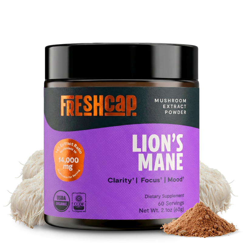 FreshCap Mushrooms Organic Lion’s Mane Mushroom Powder Powder