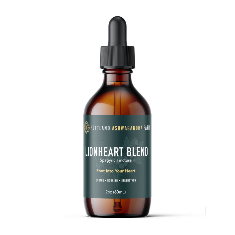 Portland Ashwagandha Farm Lionheart Blend - Fresh Spagyric Tincture Health Care