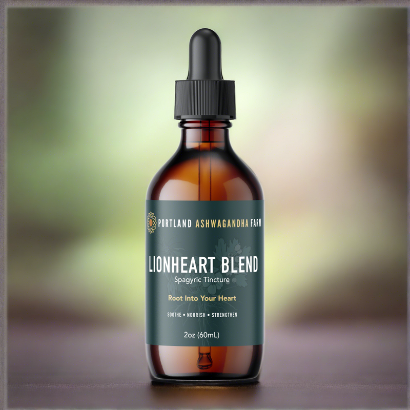 Portland Ashwagandha Farm Lionheart Blend - Fresh Spagyric Tincture Health Care