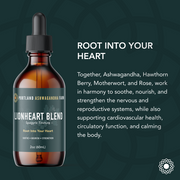 Portland Ashwagandha Farm Lionheart Blend - Fresh Spagyric Tincture Health Care