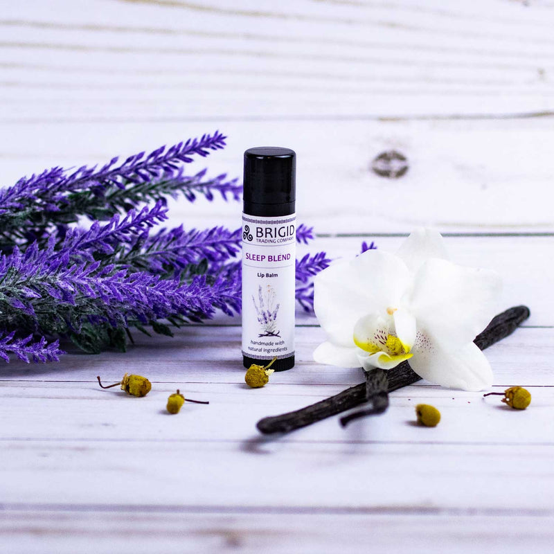 Brigid Trading Company Sleep Blend Natural Lip Balm - Lavender, Chamomile, and Vanilla Lip Balm