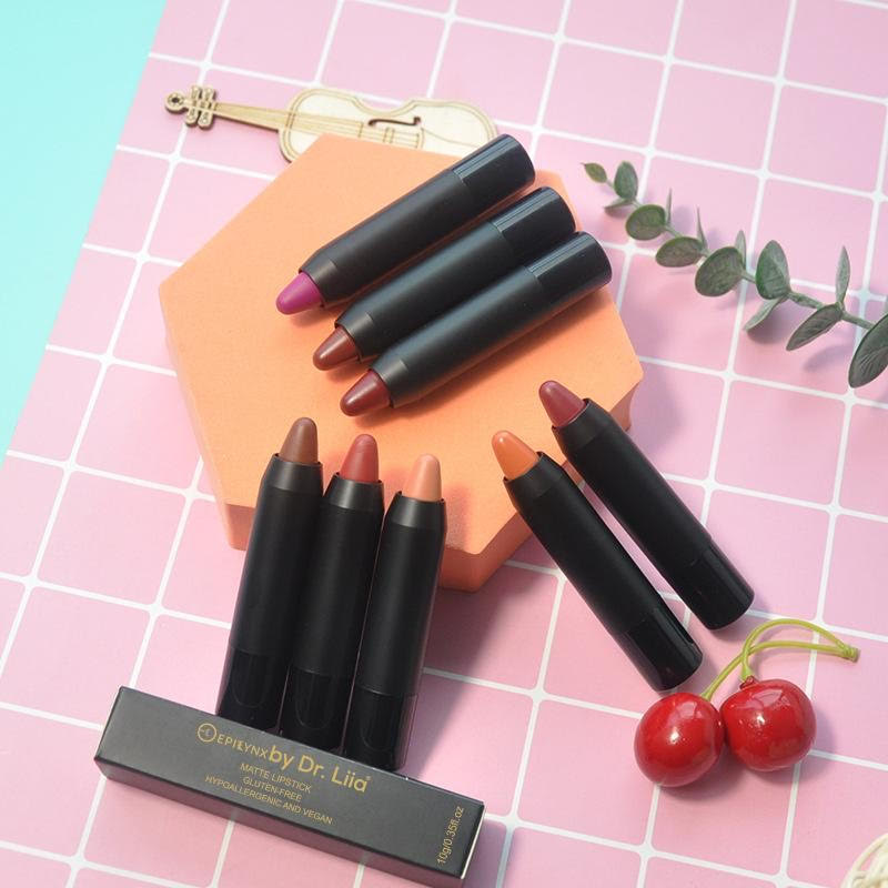 EpiLynx Perfect Lip Crayon – Hydrating, Buildable, Vegan & Gluten-Free Lipstick Balm Pencil